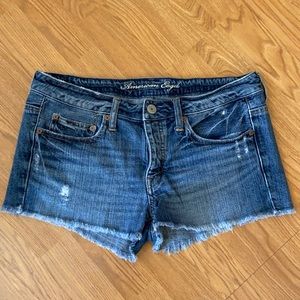 American Eagle Button Fly Denim Jean shorts size 8